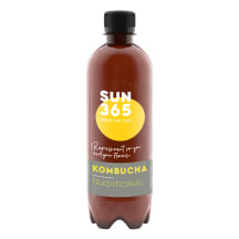 Naturaalselt karboniseeritud teejook Sun365 Kombucha Traditional Öko 0,5l