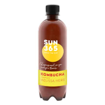 Naturaalselt karboniseeritud teejook Sun365 Kombucha Melissa Herb Öko 0,5l