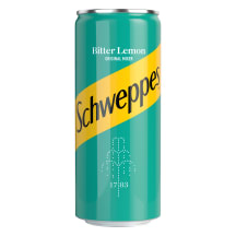 Karboniseeritud karastusjook Schweppes Bitter Lemon magusainega 0,33l