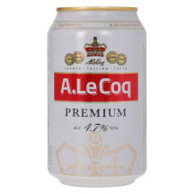 Õlu A. Le Coq Premium 4,7%vol 0,33l purk
