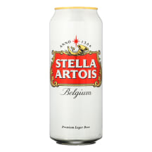 Alus STELLA ARTOIS, 5 %, 0,5 l