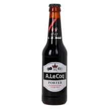 Alkoholivaba õlu A. Le Coq Porter 0,33l pudel
