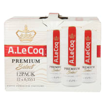 Õlu A. Le Coq Premium Select 4,3% 12x0,355l