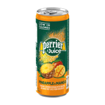 Karboniseeritud looduslik mineraalvesi mahlaga Perrier & Juice Ananass&Mango 0,25l purk
