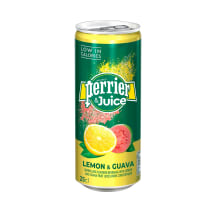 Karboniseeritud looduslik mineraalvesi mahlaga Perrier & Juice Sidrun&Guajaava 0,25l purk