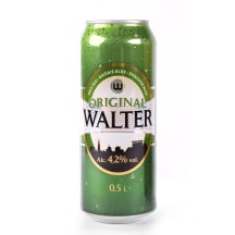 Šviesusis alus WALTER 4,2%, 0,5l