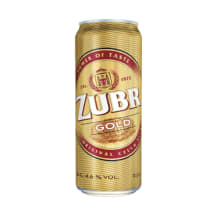 Õlu Zubr Gold 4,6%vol 0,5l purk