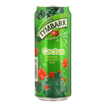 Gaz. kaktusų sk. gėrimas TYMBARK, 0,33 l