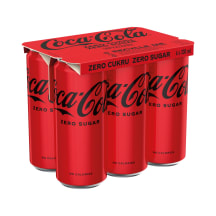 Gāzēts dzēriens Coca Cola Zero 6x0,33l