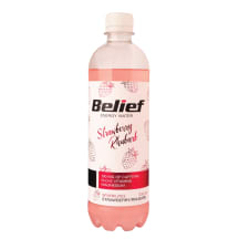 Maasika-raberberi maitseline energiavesi, BELIEF, 530 ml