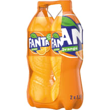 Gāzētais dzēriens Fanta Orange 2x1,5l