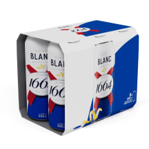 Õlu Kronenbourg 1664 Blanc 5%vol 0,5l purk 6-pakk