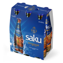 Saku Originaal hele õlu 4.7% vol 6*0.5L