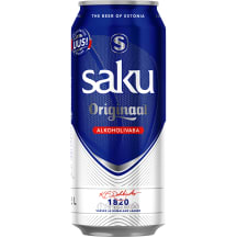 Alkoholivaba õlu Originaal, SAKU, 500 ml