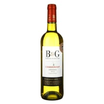 Balt. saus. vynas B&G CHARDONNAY, 13%, 0,75 l