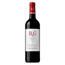 Raud.sausas vynas B&G MERLOT RESERVE, 0,75l