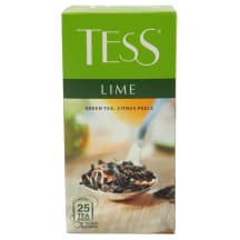 Zaļā tēja Tess Lime 25x1,5g