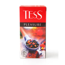 Melnā tēja Tess Pleasure 25x1,5g