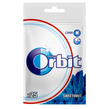 Becukrė mėtų sk. kramtomoji guma ORBIT, 35g