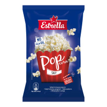 Mikropopkorn soolane Estrella 90g