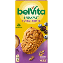 Täisteraküpsised metsamarja Belvita 300g