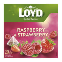 Tee puuvilja vaarika&maasika Loyd 20x2g