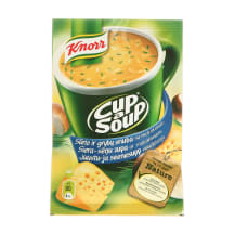 Sūrio ir grybų sriuba su makaronais KNORR,17g