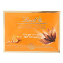 Piena šokolāde Lindt ar apelsīnu garšu 125g