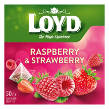 Tee puuvilja vaarika&maasika Loyd 50x2g