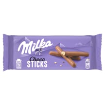 Küpsised piimašokolaadi glasuuris Milka Choco Stix 112g