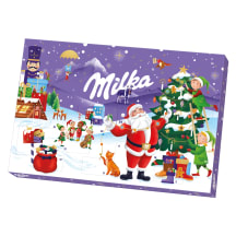 Pien.šokolad.MILKA advento kalendorius, 200 g