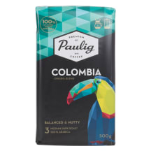 Kohv jahvatatud Colombia Paulig 500g
