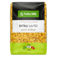 Makaronid durum Ditali Lisci Tartu Mill 500g