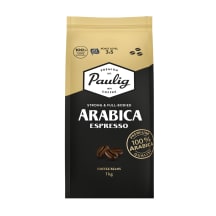 Kafijas pupiņas Paulig arabica espresso 1kg