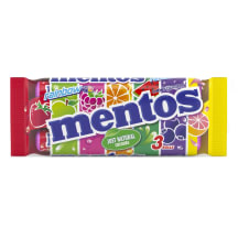 Košļājamā konfekte Mentos Rainbow 3x40g