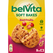 Sausainiai BELVITA SOFT BAKES FRUIT, 250g