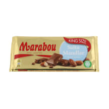Piena šokolāde Marabou ar sāļajām mand. 220g