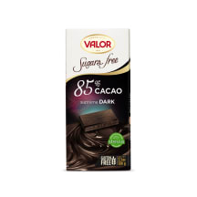 Tumšā šokolāde Valor bez cukura 85% 100g
