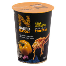 TERIJAKI kiaušin. makaronai NAKED NOODLE, 78g