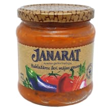 Naminiai baklažanų ikra JANARAT, 470 g