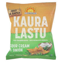 Kaerakrõpsud hapuk & sibul Linkosuo 150g