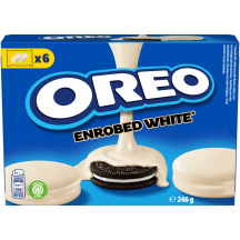 Oreo Enrobed White küpsis 246g valge šok.kaetud