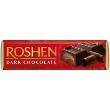 Tumeda šokolaadi batoon täidisega Roshen 43g