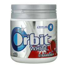 Kramtomoji guma ORBIT WHITE STRAWBERRY, 84g