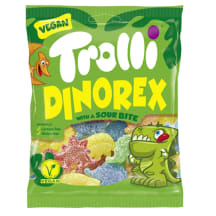 KUMMIKOMMID DINO REX TROLLI 100G VEGAN!