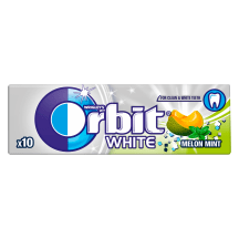 Närimiskumm meloni- ja mündimaitseline, ORBIT WHITE, 14 g