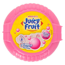 Puuviljamaitseline närimiskumm rullis., JUICY FRUIT, 56 g