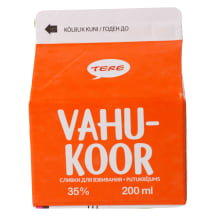 Vahukoor laktoosivaba Tere 35% 200ml