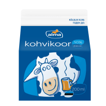 Alma kohvikoor 10% 200ml