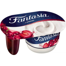 Jogurts Fantasia ar ķiršiem 118g